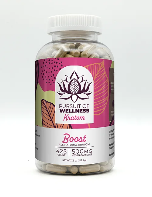 Pursuit of Wellness Boost Kratom 425ct