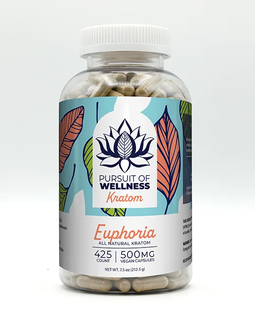 Pursuit of Wellness Euphoria Kratom 425ct