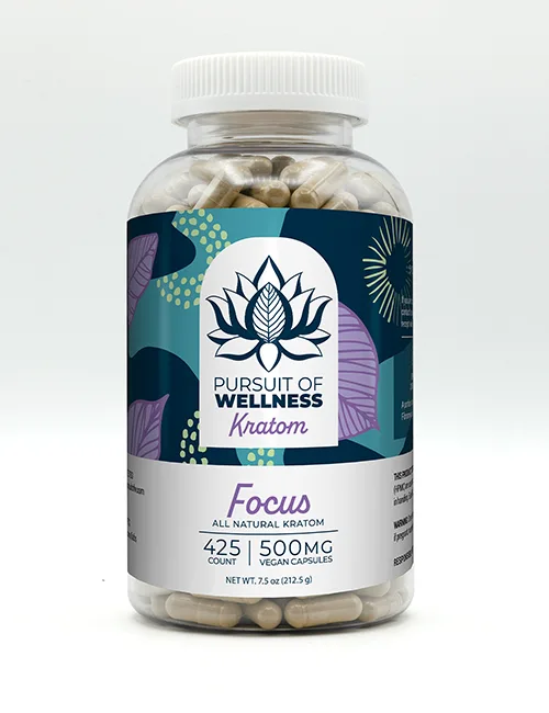 Pursuit of Wellness Focus Kratom 80ct