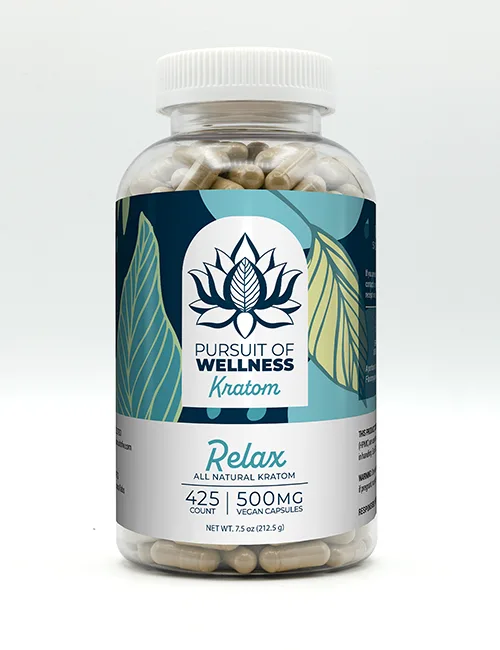 Pursuit of Wellness Relax Kratom 425ct